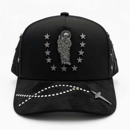 GORRA SAN JUDAS GOLD NEGRA