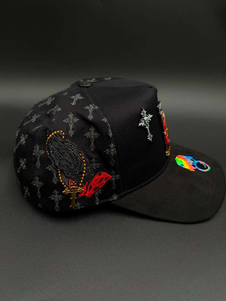 GORRA SANTA MUERTE ROJA