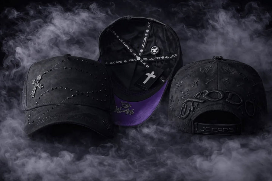 GORRA EXODO NEGRA BRILLANTE