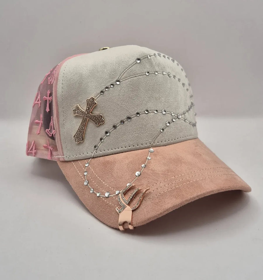 GORRA ÉXODO ROSA BRILLANTE 💖✨