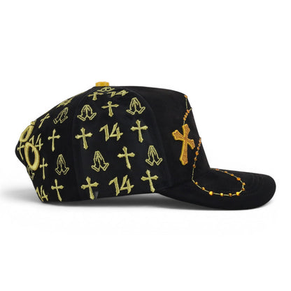 ✨👑 Gorra Éxodo Dorada Brillante
