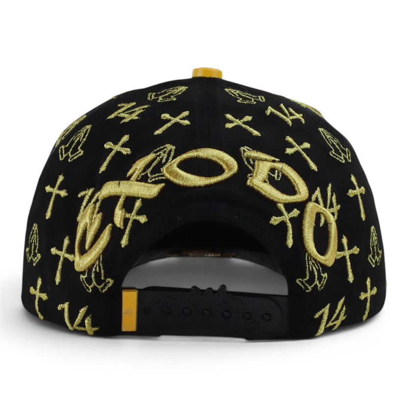 ✨👑 Gorra Éxodo Dorada Brillante
