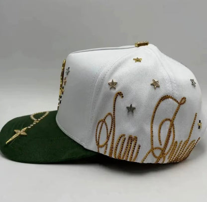 GORRA SAN JUDAS GOLD BLANCA