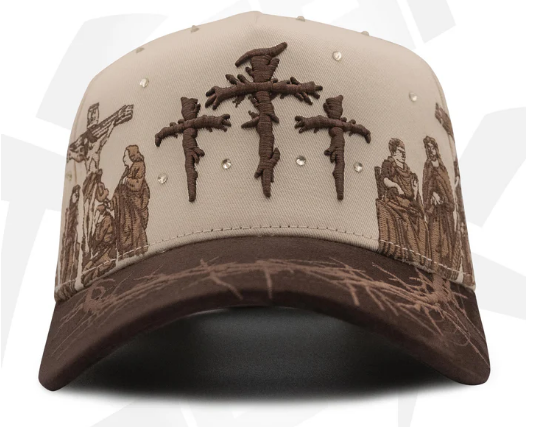 GORRA CRUCIFIXION NEGRA/BEIGE