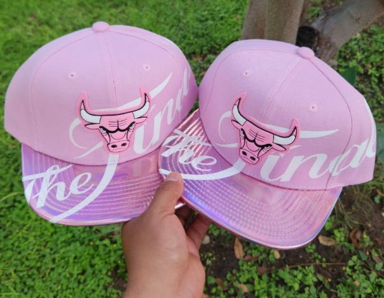GORRA BULLS ROSA